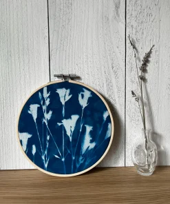6 inch Vintage Blues Hoop — Far Mountain Studio