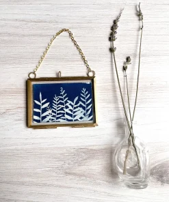 Gathering Leaves Framed Mini — Far Mountain Studio