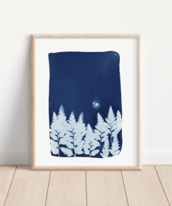 Forest Night Fine Art Print — Far Mountain Studio