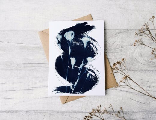 Floral Melody Greeting Card — Far Mountain Studio